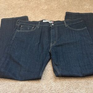 Men’s Levi’s jeans dark wash denim 505 straight fit 40x32